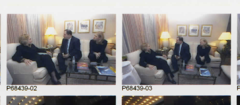 Illustration for article titled Clinton Presidential Library Releases New Photos of Harvey Weinstein From the 1990s